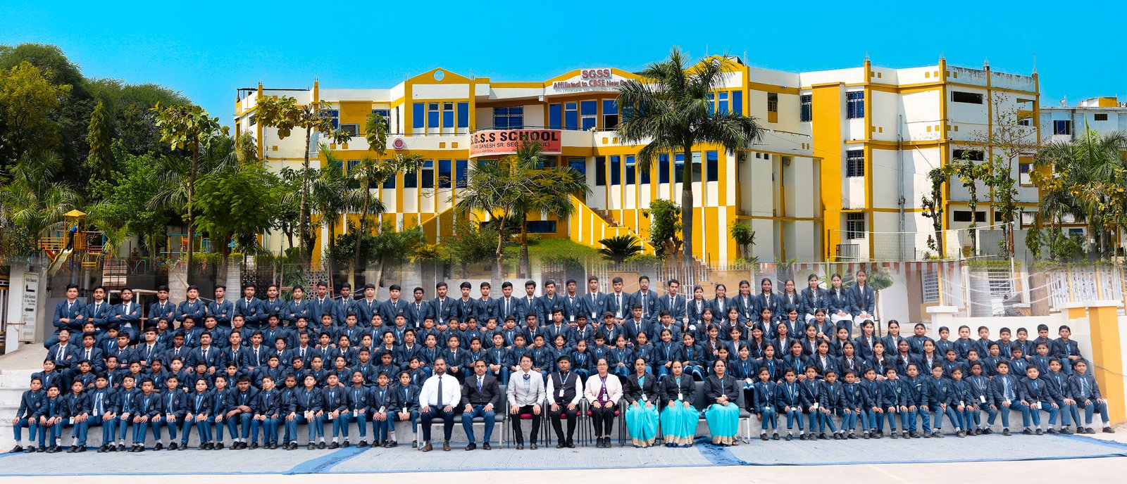 SGSS Hostel Campus Panoramic Background